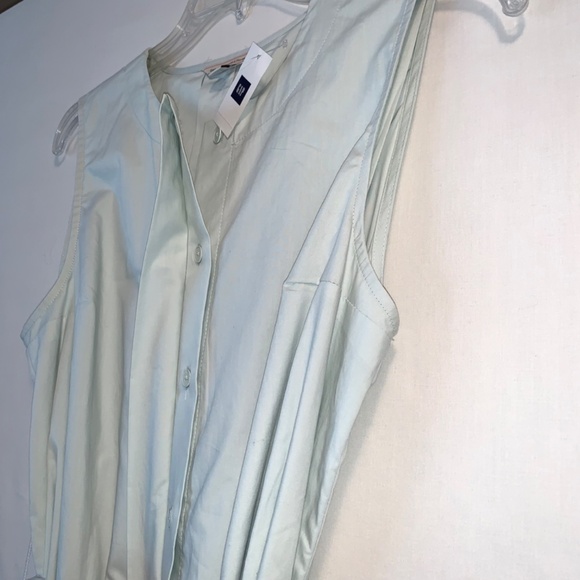 GAP Women Back Pleated Shirt Dress Size 2 - Picture 6 of 16